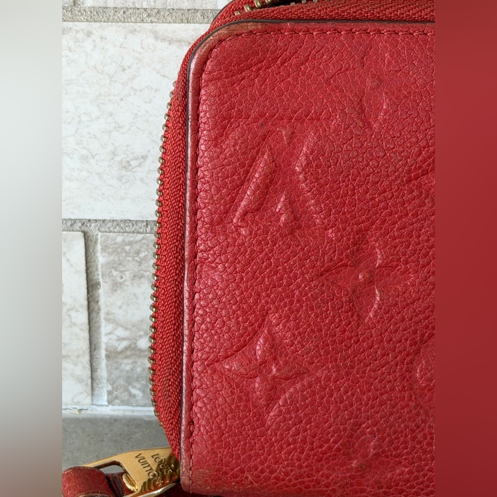 Authentic Louis Vuitton Empriente Red Wallet with COA and dustbag - Picture 7 of 11